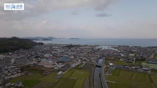 【川ごみ】ドローンによる空撮