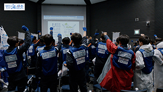 【スポGOMI】スポGOMI甲子園でスタート前に高校生が掛け声