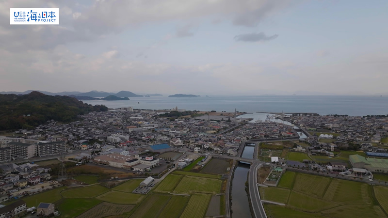 【川ごみ】ドローンによる空撮
